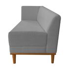 Recamier Monet Composê Corano Preto Com Linho Base De Madeira