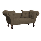 Recamier Namoradeira Divã Dubai Linho Cores - Ds Estofados -