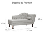 Recamier Namoradeira Larissa Lado Esquerdo Linho Cores - Ds E