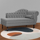 Recamier Namoradeira Larissa Lado Esquerdo Linho Cores - Ds E