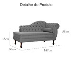 Recamier Namoradeira Larissa Lado Esquerdo Linho Cores - Ds E