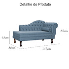 Recamier Namoradeira Larissa Lado Esquerdo Linho Cores - Ds E