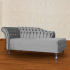 Recamier Namoradeira Stylos Lado Direito Suede Cores - Ds Est