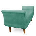 Recamier Olinda Suede 160 Cm Pés Chanfrado Castanhos - D'ross