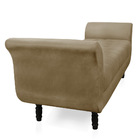 Recamier Olinda Suede 160 Cm Pés Torneados Tabaco - D'rossi -