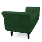 Recamier Olinda Veludo 160 Cm Pés Torneados Tabaco - D'rossi