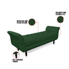 Recamier Olinda Veludo 160 Cm Pés Torneados Tabaco - D'rossi