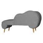 Recamier Para Quarto Melissa Lado Direito Linho Cores - Ds Es