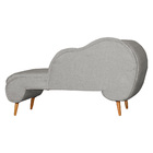 Recamier Para Quarto Melissa Lado Direito Linho Cores - Ds Es