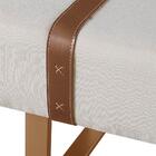 Recamier Santir Agarb Decor Linho Off/bronze