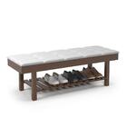 Recamier Sapateira Tóquio Almofadada Branco