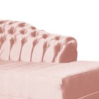 Recamier Stylos Lado Direiro Veludo Cores - Ds Estofados - Ro