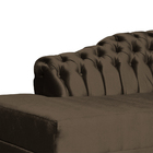 Recamier Stylos Lado Direito Veludo Cores  - Ds Estofados - M