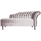 Recamier Stylos Lado Esquerdo Veludo Cores  - Ds Estofados -