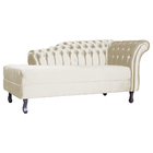 Recamier Stylos Lado Esquerdo Veludo Cores  - Ds Estofados -