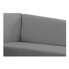 Recamier Valéria 140cm Lado Direito Corano Cinza - Doce Sonho