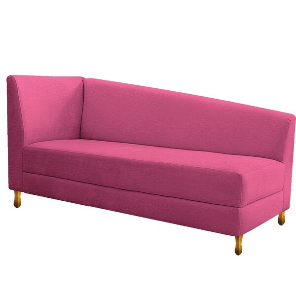 Recamier Valéria 140cm Lado Direito Corano Pink - Doce Sonho