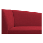 Recamier Valéria 140cm Lado Direito Suede Vermelho - Doce Son
