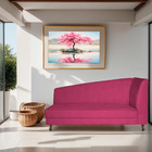 Recamier Valéria 140cm Lado Esquerdo Suede Pink - Amarena Móv