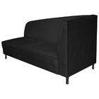 Recamier Valéria 140cm Lado Esquerdo Suede Preto - Amarena Mó