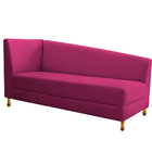 Recamier Valéria 160cm Lado Direito Suede Pink - Doce Sonho M
