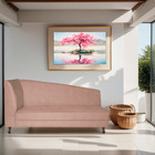 Recamier Valéria 160cm Lado Direito Suede Rosê - Amarena Móve