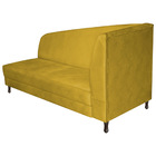 Recamier Valéria 160cm Lado Esquerdo Corano Amarelo - Amarena