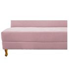 Recamier Valéria 160cm Lado Esquerdo Corano Rosa Bebê- Doce S