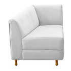 Recamier Valéria 160cm Lado Esquerdo Suede Branco - Doce Sonh