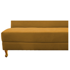 Recamier Valéria 160cm Lado Esquerdo Suede Mostarda - Doce So