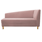 Recamier Valéria 160cm Lado Esquerdo Suede Rosê - Amarena Móv