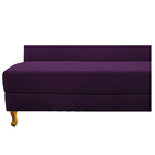Recamier Valéria 160cm Lado Esquerdo Suede Roxo - Amarena Móv