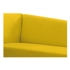 Recamier Valéria 185cm Lado Direito Corano Amarelo - Doce Son