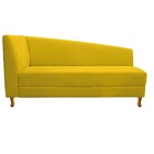Recamier Valéria 185cm Lado Direito Corano Amarelo - Doce Son