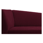 Recamier Valéria 185cm Lado Direito Suede Bordô - Doce Sonho