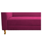 Recamier Valéria 185cm Lado Direito Suede Pink - Amarena Móve