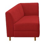 Recamier Valéria 185cm Lado Esquerdo Corano Vermelho - Doce S