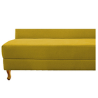 Recamier Valéria 185cm Lado Esquerdo Suede Amarelo - Doce Son