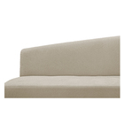 Recamier Valéria 185cm Lado Esquerdo Suede Bege - Amarena Móv