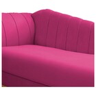Recamier Vanessa 140cm Lado Direito Suede Pink - Amarena Móve