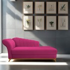 Recamier Vanessa 140cm Lado Direito Suede Pink - Amarena Móve