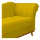 Recamier Vanessa 140cm Lado Esquerdo Corano Amarelo - Doce So