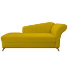 Recamier Vanessa 140cm Lado Esquerdo Corano Amarelo - Doce So