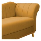 Recamier Vanessa 140cm Lado Esquerdo Suede Mostarda - Amarena