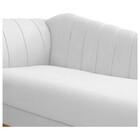 Recamier Vanessa 160cm Lado Direito Corano Branco - Amarena M
