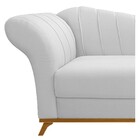 Recamier Vanessa 160cm Lado Direito Corano Branco - Amarena M