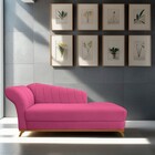 Recamier Vanessa 160cm Lado Direito Corano Pink - Amarena Móv