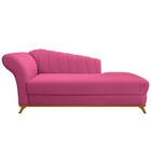 Recamier Vanessa 160cm Lado Direito Corano Pink - Amarena Móv