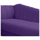 Recamier Vanessa 160cm Lado Direito Corano Roxo - Amarena Móv