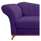 Recamier Vanessa 160cm Lado Direito Corano Roxo - Amarena Móv